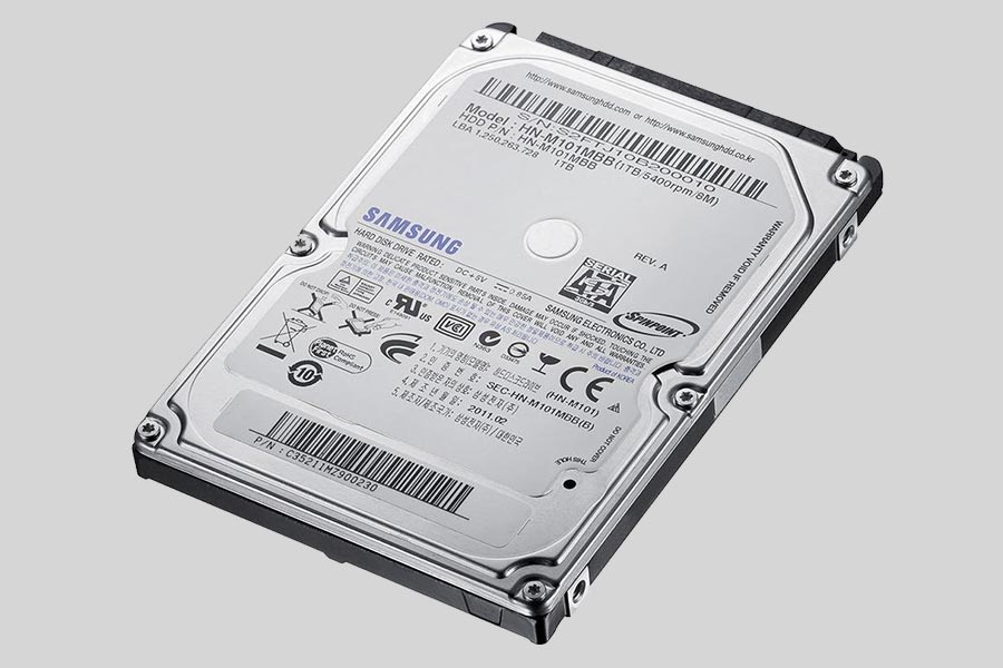 Datenrettung der Festplatte Samsung