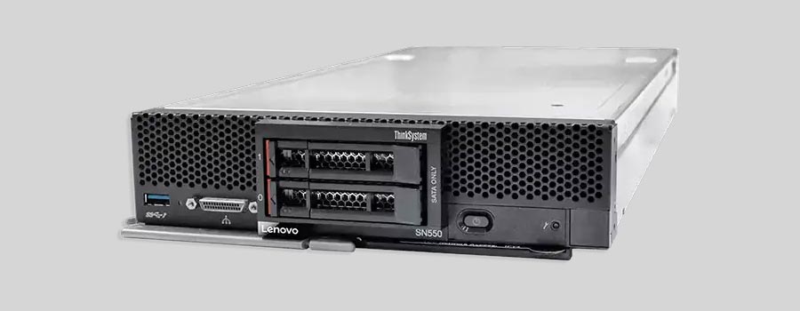 Wie kann man die Dateien der NAS Lenovo ThinkSystem SN550 Blade Server wiederherstellen