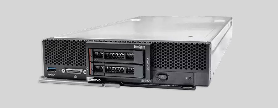 Wie kann man die Dateien der NAS Lenovo ThinkSystem SN550 V2 Blade Server wiederherstellen