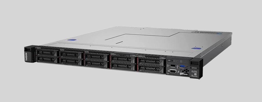 Schritt-für-Schritt zur Wiederherstellung von NAS Lenovo ThinkSystem SR250 Rack Server-RAID-Daten.