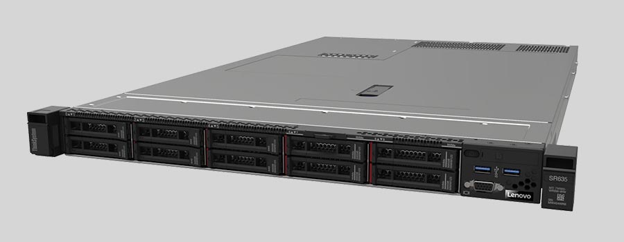 Wie kann man die Dateien der NAS Lenovo ThinkSystem SR635 Rack Server wiederherstellen