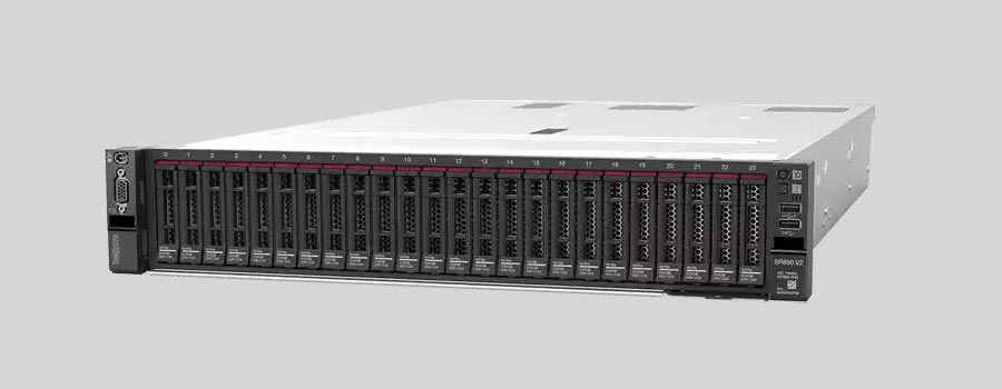 So stellen Sie Daten von NAS Lenovo ThinkSystem SR850 V2 Mission-Critical Server-RAID-Systemen wieder her.