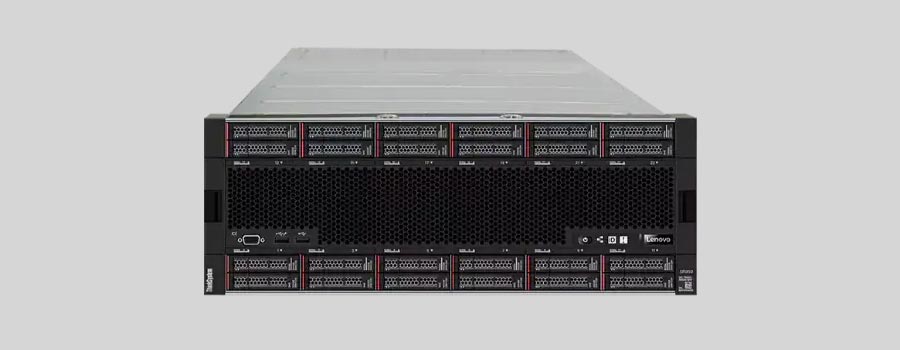 Schrittweise Wiederherstellung von RAID-Arrays auf NAS Lenovo ThinkSystem SR950 Mission-Critical Server-Systemen.