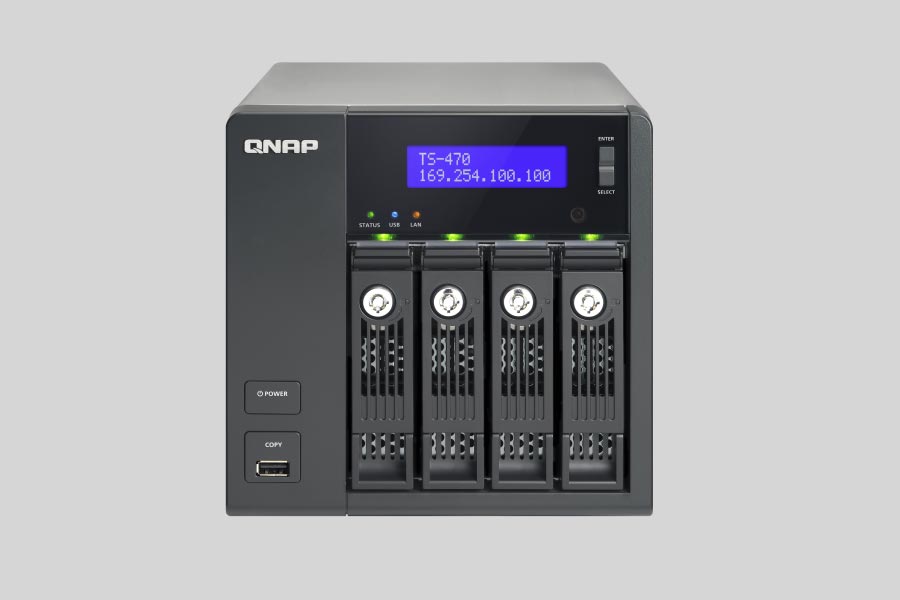 Wie kann man die Dateien der NAS QNAP Turbo Station TS-470 / TS-470 Pro wiederherstellen