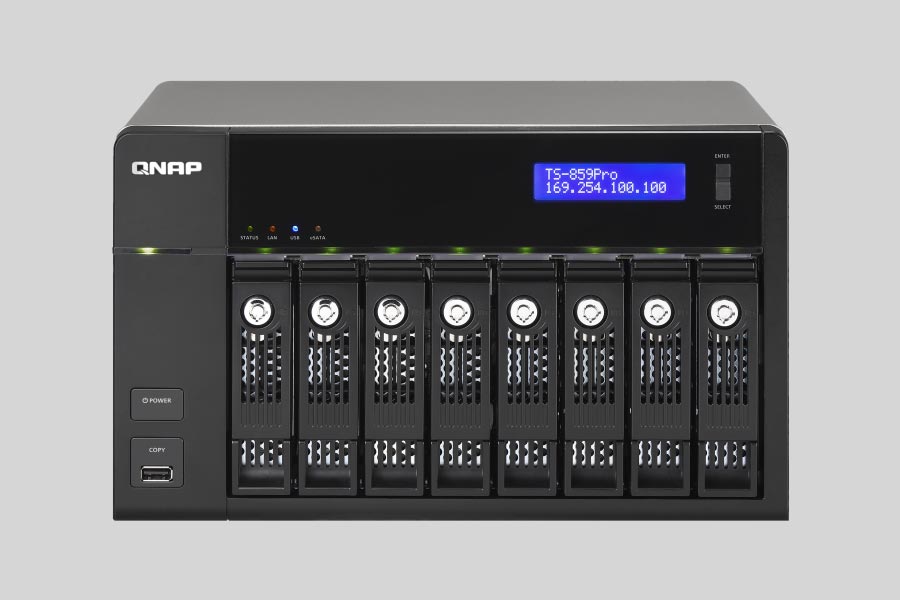 Wie kann man die Dateien der NAS QNAP Turbo Station TS-859 Pro / TS-859 Pro+ wiederherstellen