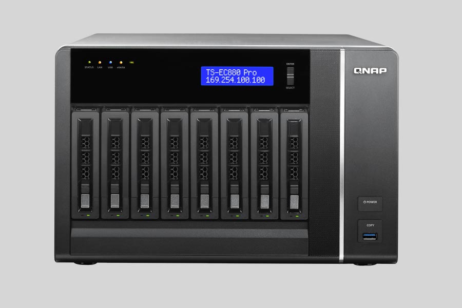 Wie kann man die Dateien der NAS QNAP Turbo Station TS-EC880 Pro / TS-EC880U wiederherstellen